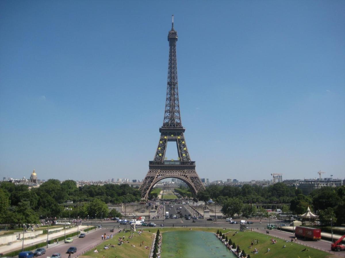 Ferienwohnung T2 Trocadero Tour Eiffel Paris Exterior foto